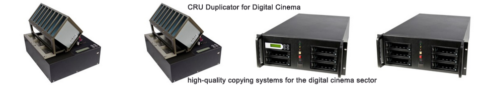 CRU HDD Duplicator for digital cinema: Duplicator for Media & Entertainment CRU/Cable-Free Drive Cloning