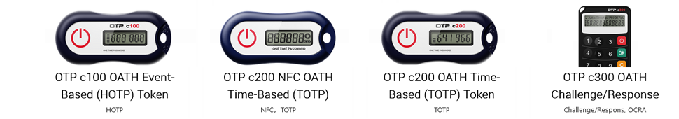 OTP One Time Password for OTP Authentication: Top 4 OTP Token/Card for HOTP/NFC/TOTP/ Challenge/Respons, OCRA