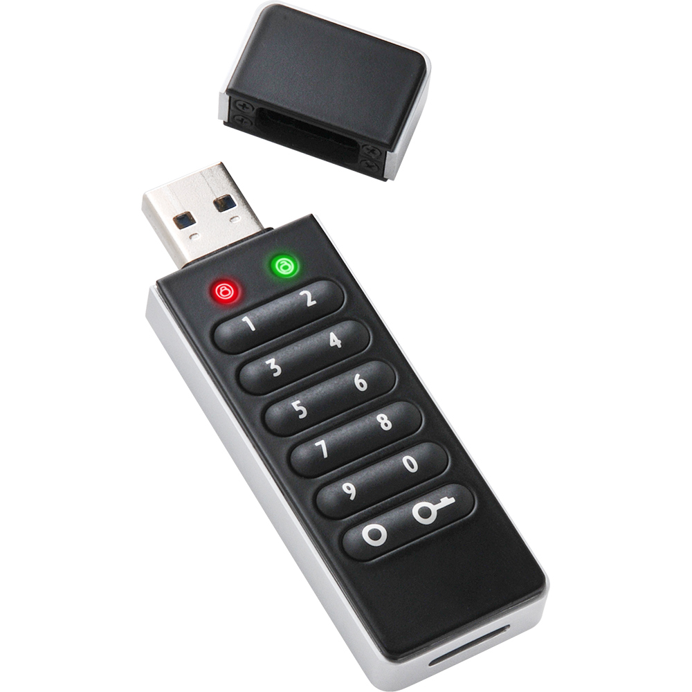 Lock U 64GB USB Memory Security with Password Button (CSUL64G2)