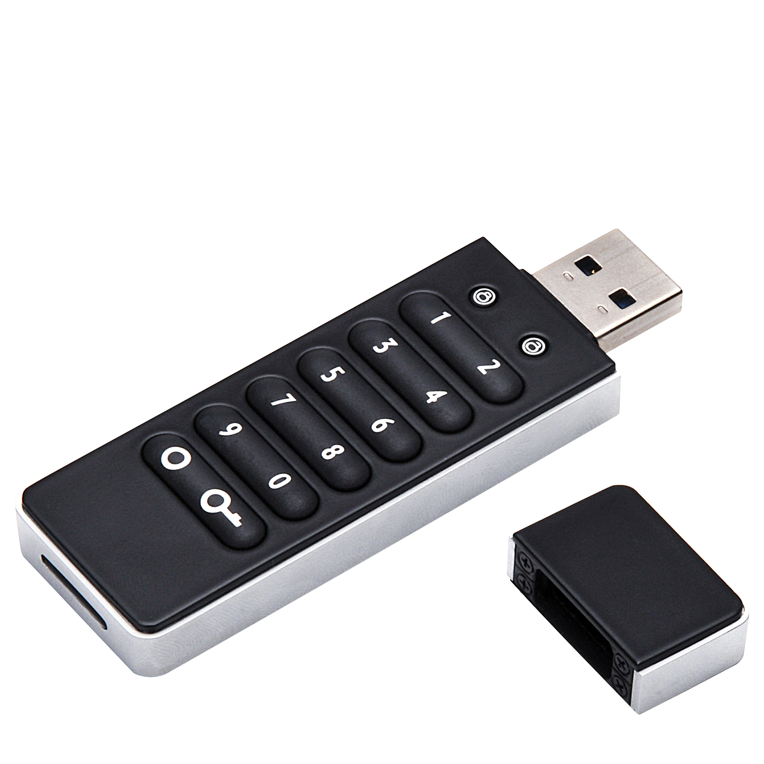 Lock U 64GB Security USB Memory with Password Button 4