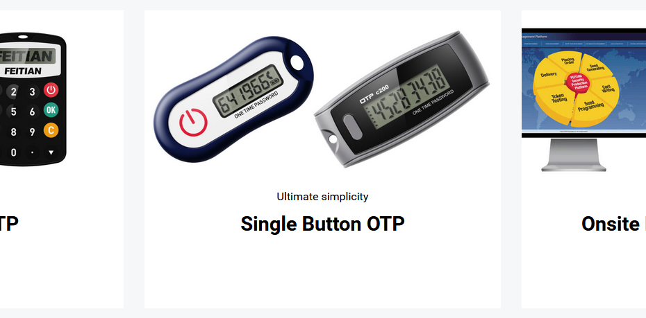 Aftindia's Feitian OTP Authentication Token Card Security Devices