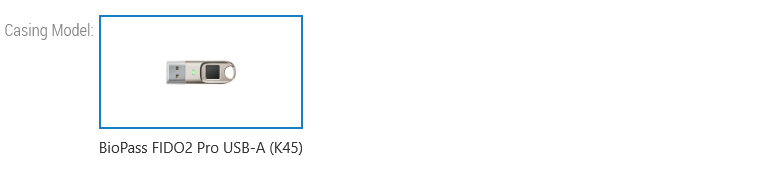 BioPass FIDO2 Pro Keys