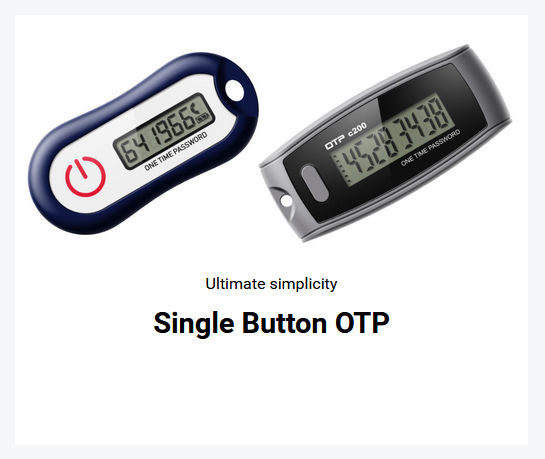 Single Button OTP Authtentication