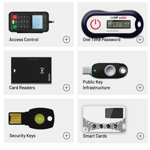 Cybersecurity Hardware Security Keys