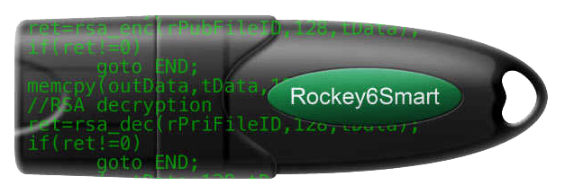 Programmable & uncrackable. Built-in C51 virtual machine Rockey. High-strength encryption algorithms such as RSA and DES.