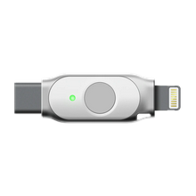 FEITIAN iePass FIDO2 FIDO U2F USB-C MFi + iOS Lightning Security Key with PIV | K44