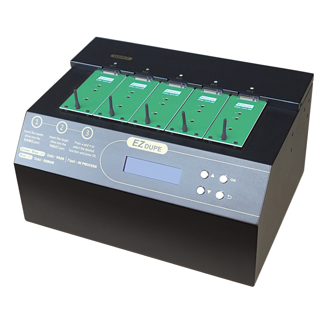 1-4 NVMe CyCLONE 600 Duplicator (600MB/s)