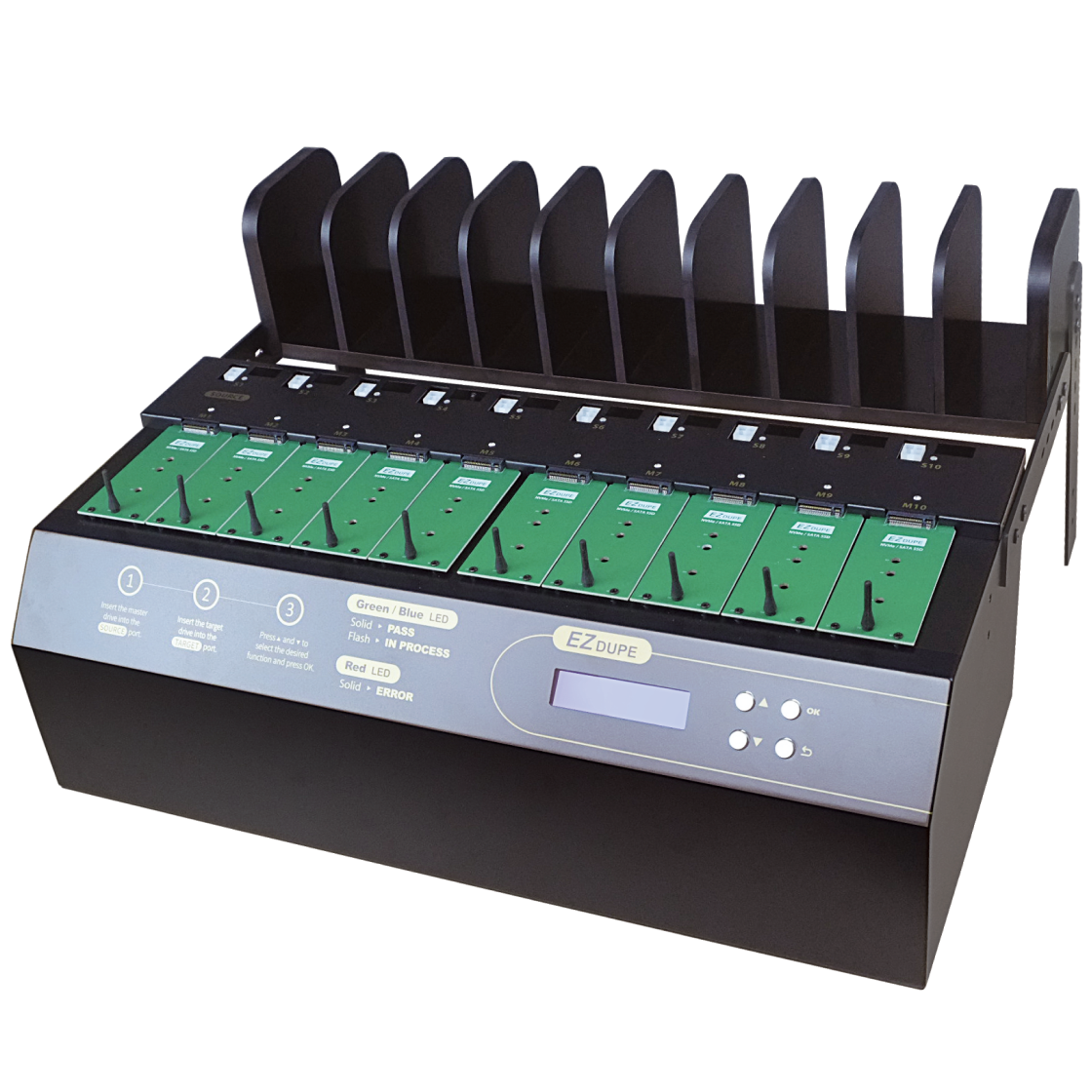 1-9 NVMe CyCLONE Pro 600 Duplicator (600MB/s)