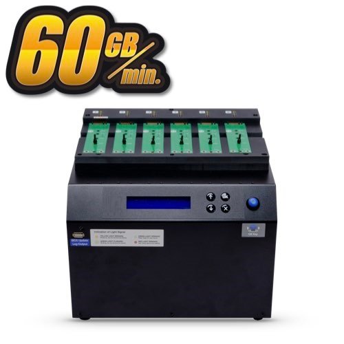 PE600H - High Speed NVMe PCIe SSD(M.2/U.2) Duplicator - 60GB/min