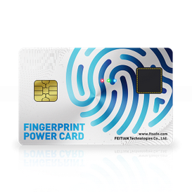 Biometric Fingerprint Power Card
