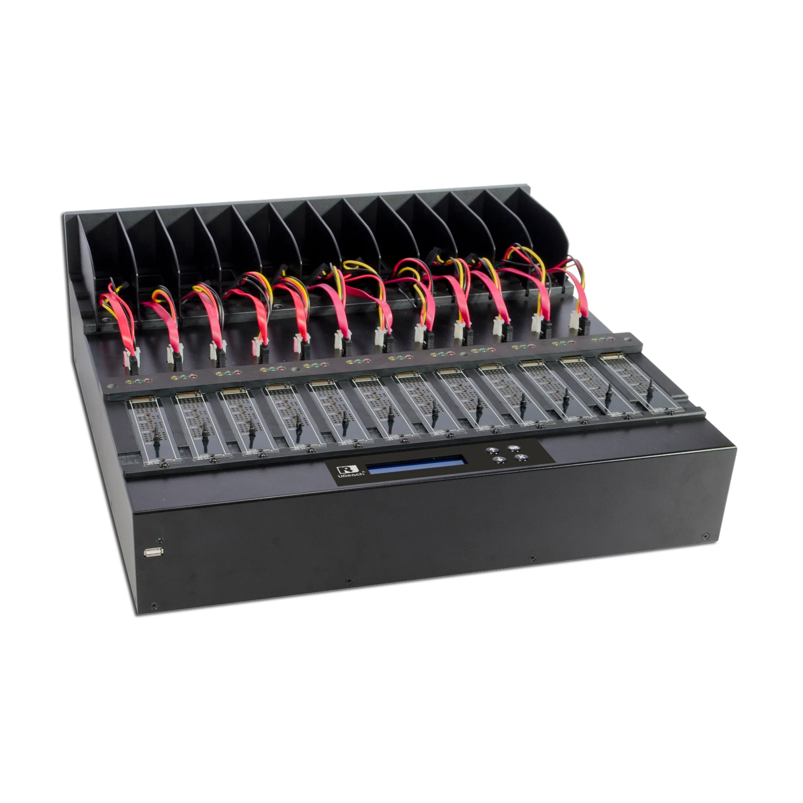 PW-H Series for PW400H-PW800H-PW1200H-Auto-detect Dual-Interfaces M.2 SATA NVME SSD Cloner Duplicator - 18GB/min Copy Speed nvme replicator