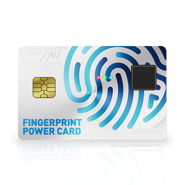 Biometric Fingerprint Card
