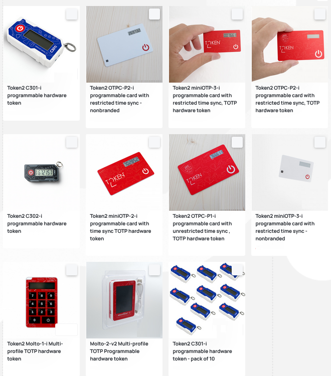 Programmable OTP Tokens