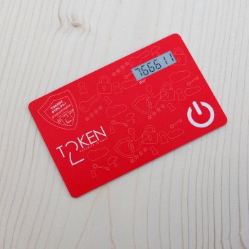 Token2 OTPC-P2-i programmable card with restricted time sync, TOTP hardware token