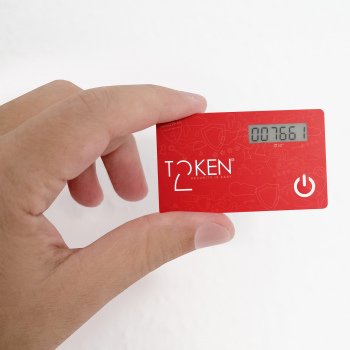 Token2 miniOTP-3-i programmable card with restricted time sync, TOTP hardware token
