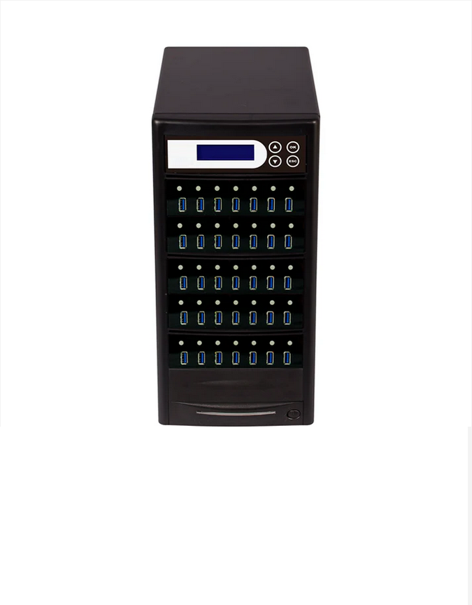 1 to 34 USB 3.0 Copy Tower 10GB/Min - Standalone Multiple USB 3.0 Copier & Storage Drive Eraser, Speeds Up to 166MB/sec)