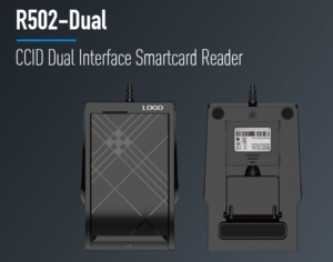 R502Dual USB-A (C9)-Dual Interface Card Reader