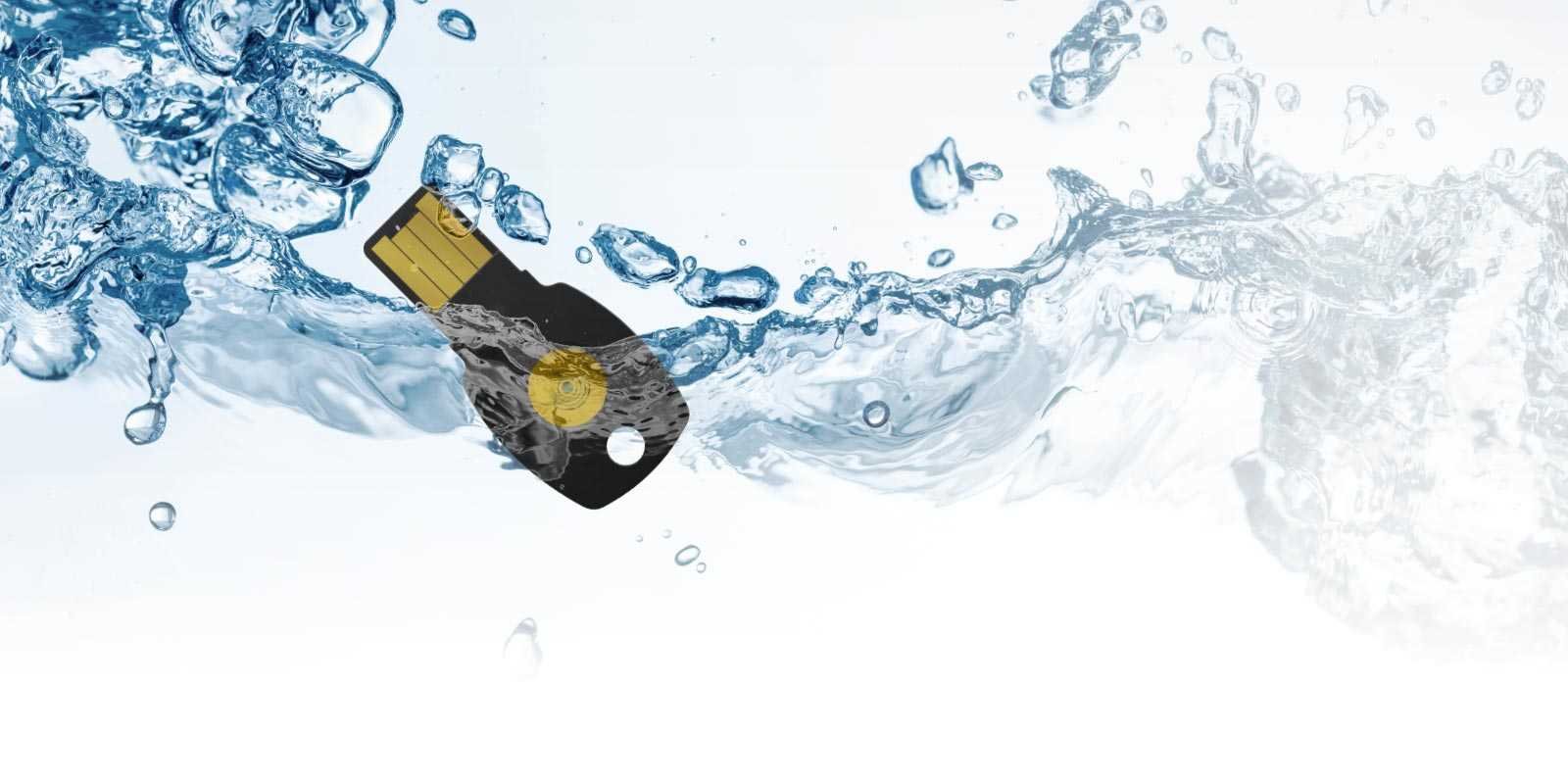 A firm tamper-proof casing in a tiny “key” look