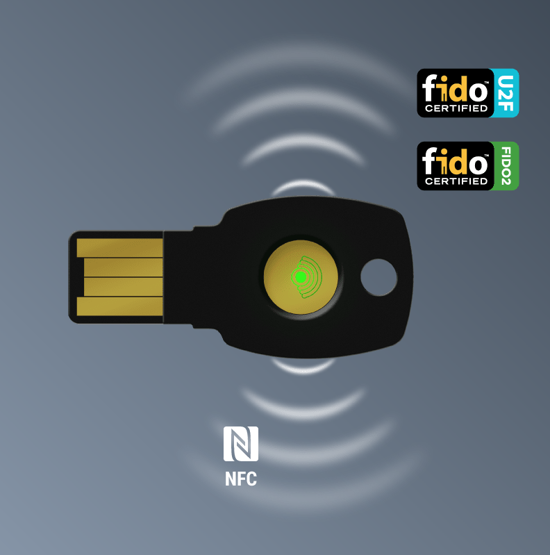 FIDO Security Key NFC HARDWARE USB and NFC FOR SALE
