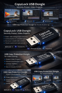 CopyLock USB Dongle for video project copy protection by hardware USB key