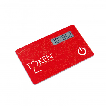 Token2 miniOTP-2-i programmable card with time sync TOTP hardware token