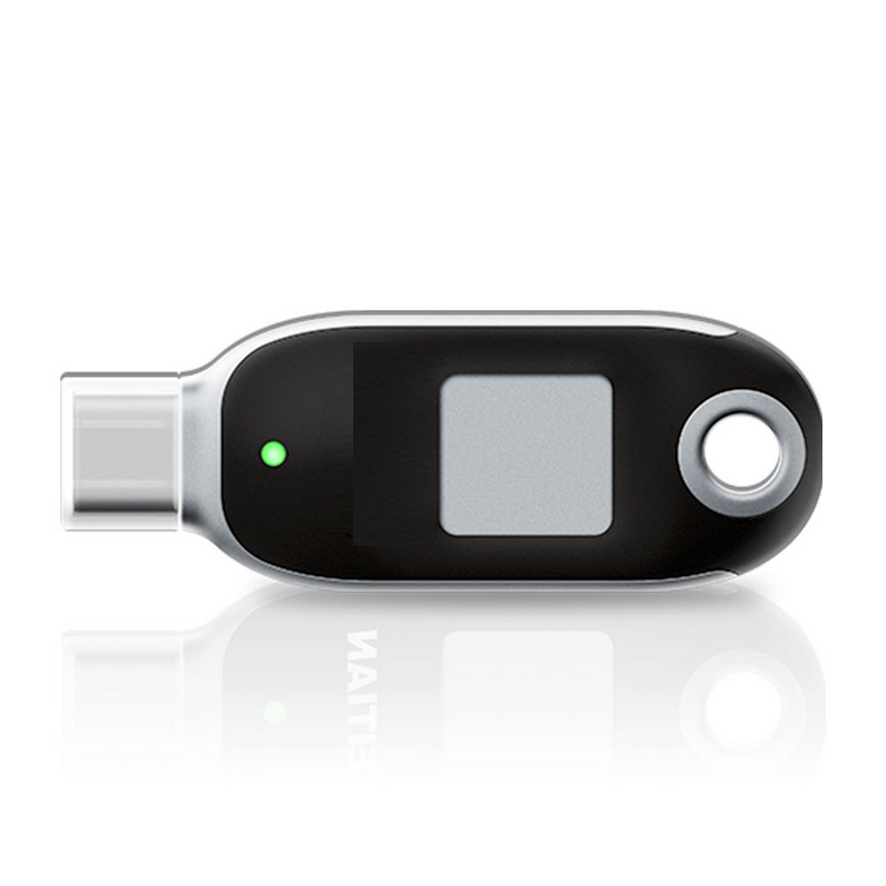 mfa hardware token 6 BioPass FIDO U2F FIDO2 Plus Fingerprint PIV USB-C Security Key - K26+