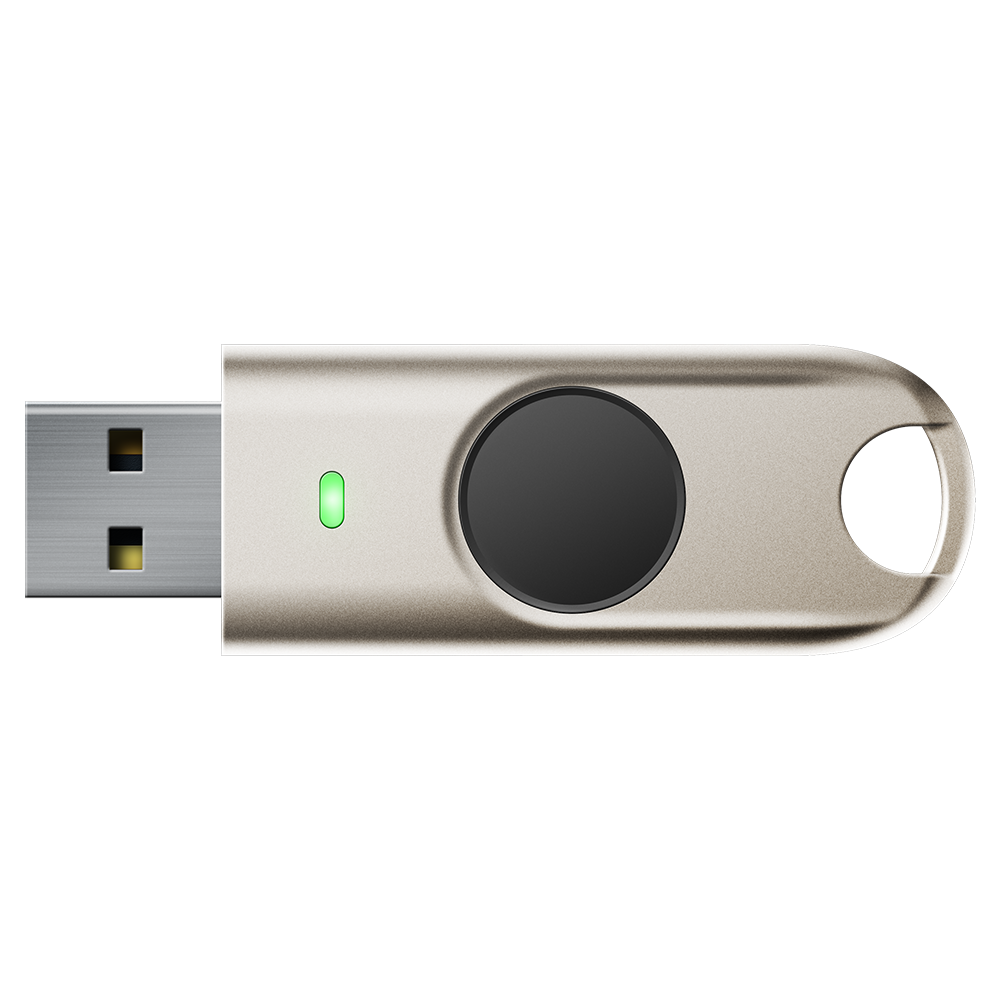 mfa hardware token 12 BioPass FIDO U2F FIDO2 Pro HOTP TOTP PIV WBF Fingerprint USB-A Security Key - K50 Pro