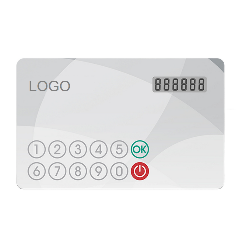 mfa hardware token 35 One Time Password OATH OCRA Pinpad OTP Card E Ink Display Card with E-ink Screen - VC-300E