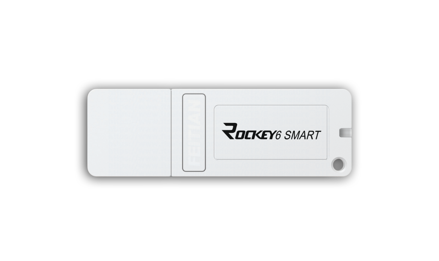 ROCKEY6 Smart Plus encryption lock with smartcard chip, RSA hardware encryption, 64KB secure memory & driverless USB HID support.