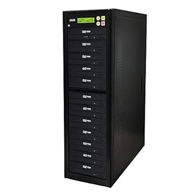 1 to 11 DVD CD Duplicator 1 1 to 11 CD DVD Duplicator 24X Burner Standalone Tower Native SATA Controller Technology